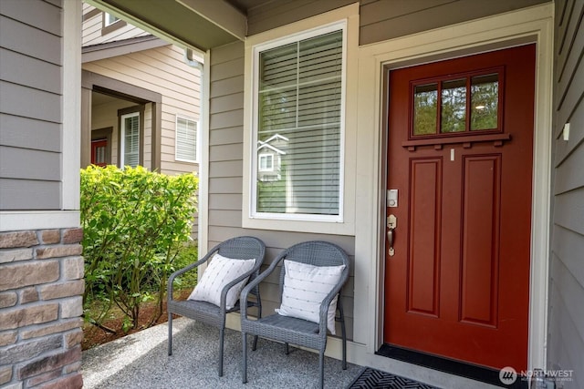 12304 55th Dr SE, Snohomish, WA 98296 - entrance to property with a porch