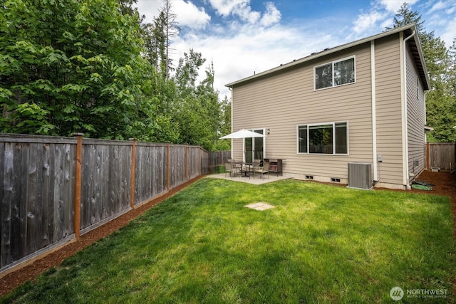 12304 55th Dr SE, Snohomish, WA 98296 - rear view of house with a patio and central AC