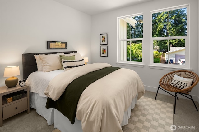 12833 NE 91st St, Kirkland, WA 98033 - bedroom with light carpet and baseboards