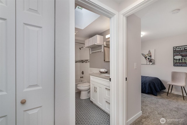 7408 S 128th St, Seattle, WA 98178 - bathroom with vanity, toilet, and shower / tub combination