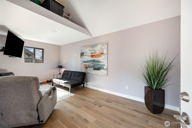 7408 S 128th St, Seattle, WA 98178 - living area featuring light wood-style flooring and baseboards