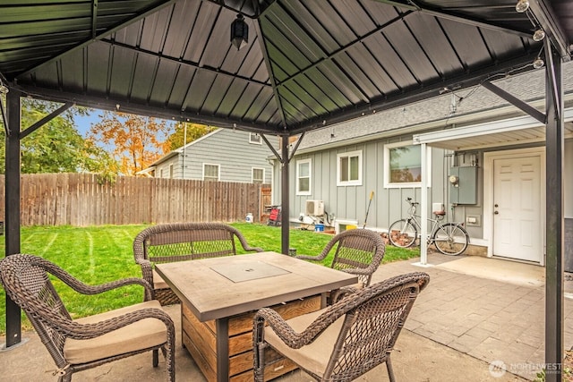 207 N Colville St, Walla Walla, WA 99362 - view of patio with outdoor dining area and a gazebo