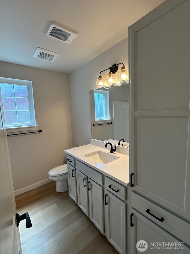 1712 Sunup Loop, Bellingham, WA 98226 - bathroom with healthy amount of natural light, vanity, and wood finished floors
