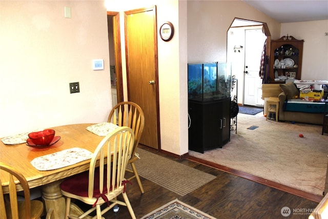 17340 Sargent Rd SW Unit 54, Rochester, WA 98579 - dining room featuring wood finished floors