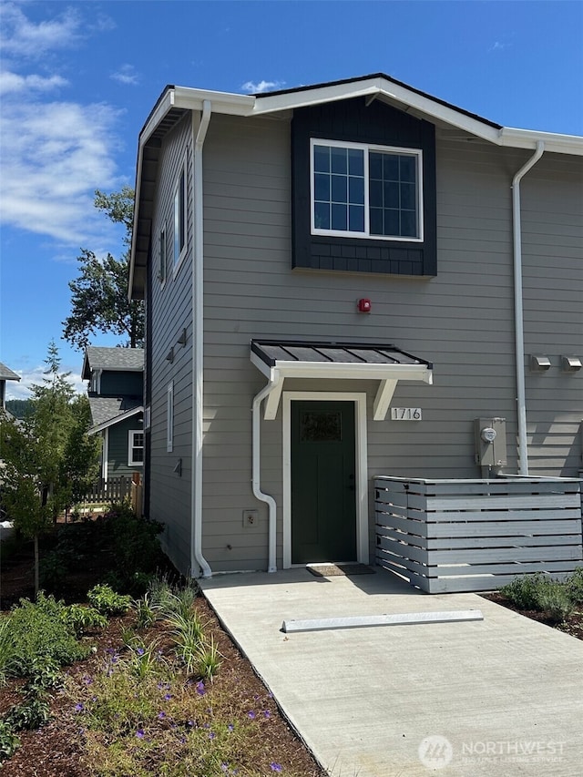 1716 Sunup Loop, Bellingham, WA 98226 - view of front facade featuring a standing seam roof and a metal roof