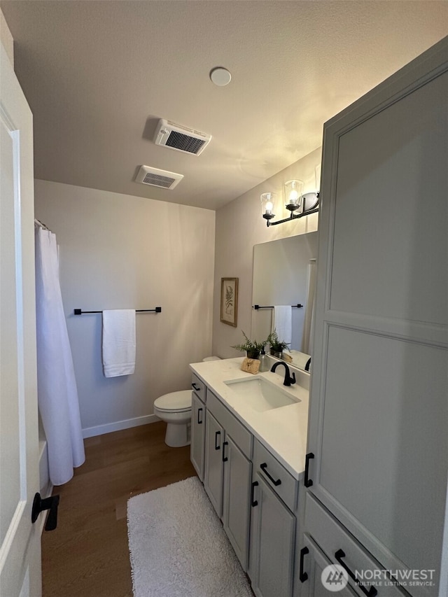 1716 Sunup Loop, Bellingham, WA 98226 - bathroom featuring vanity, wood finished floors, and shower / bath combo