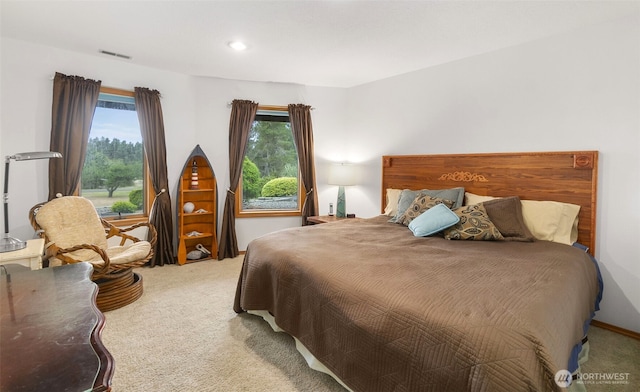 280 Surf St, Westport, WA 98595 - carpeted bedroom featuring recessed lighting