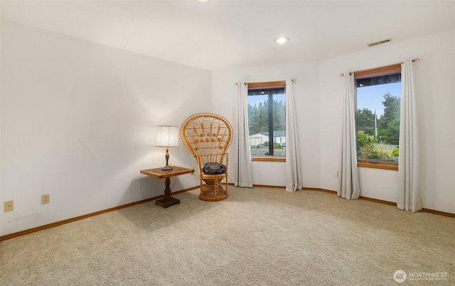 280 Surf St, Westport, WA 98595 - empty room with carpet, baseboards, and recessed lighting