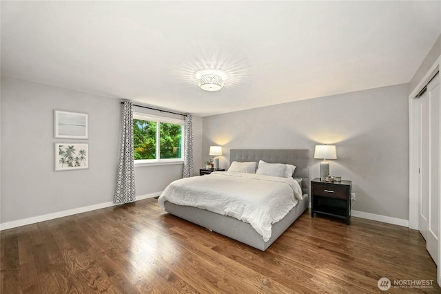 3908 NE 103rd St, Seattle, WA 98125 - bedroom featuring wood finished floors and a closet