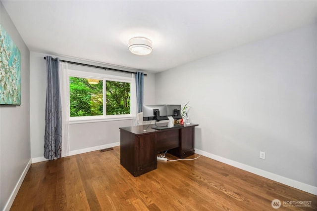 3908 NE 103rd St, Seattle, WA 98125 - office featuring wood finished floors and baseboards