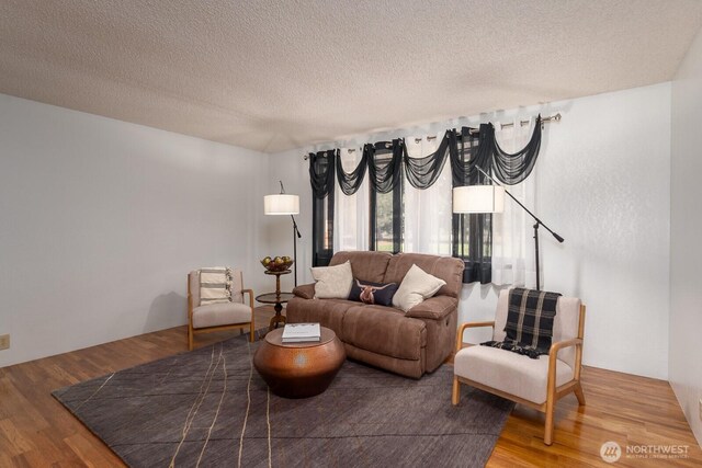 710 S Mckinney Rd, Othello, WA 99344 - living room with wood finished floors and a textured ceiling