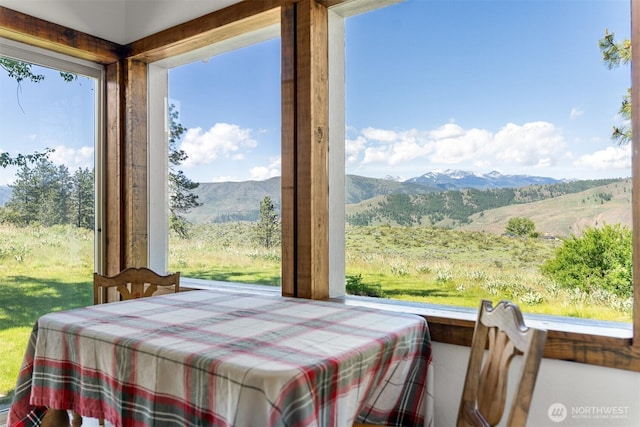 102A Vintin Rd, Carlton, WA 98814 - dining space with a mountain view