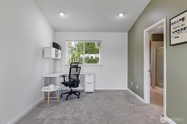 2311 Milton Way Unit E, Milton, WA 98354 - carpeted office featuring baseboards