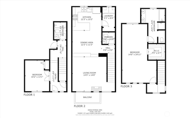 2311 Milton Way Unit E, Milton, WA 98354 - floor plan / room layout