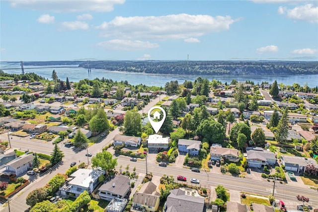 4210 N Vassault St, Tacoma, WA 98407 - aerial perspective of suburban area with a nearby body of water