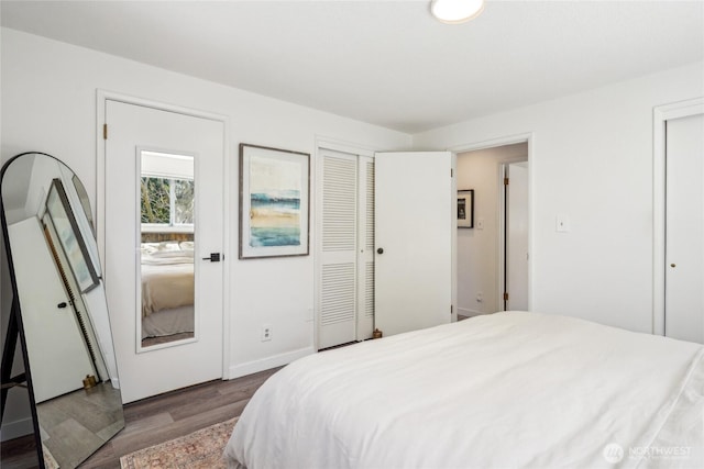 4210 N Vassault St, Tacoma, WA 98407 - bedroom featuring wood finished floors and multiple closets