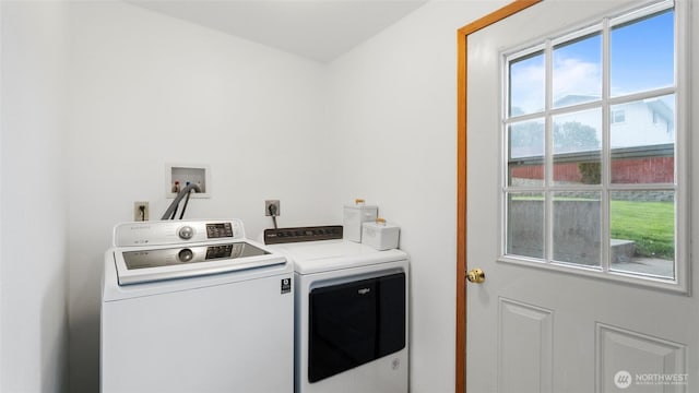 810 E Spring, Dayton, WA 99328 - washroom featuring separate washer and dryer