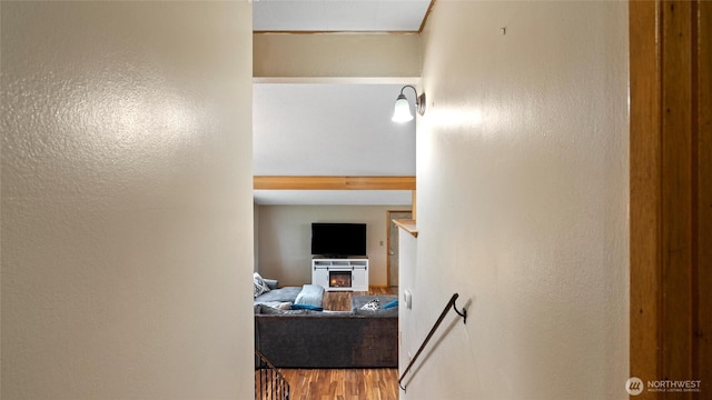 810 E Spring, Dayton, WA 99328 - corridor featuring wood finished floors