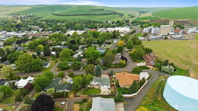 810 E Spring, Dayton, WA 99328 - aerial view of property's location with nearby suburban area