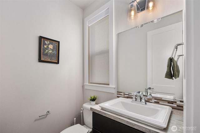 8009 197th Ave E, Bonney Lake, WA 98391 - bathroom with backsplash and vanity
