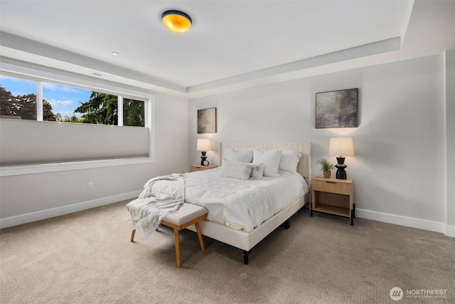 8009 197th Ave E, Bonney Lake, WA 98391 - bedroom with a tray ceiling and carpet