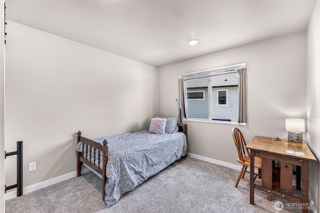 2912 Sandwood Ln, Blaine, WA 98230 - carpeted bedroom featuring baseboards and recessed lighting