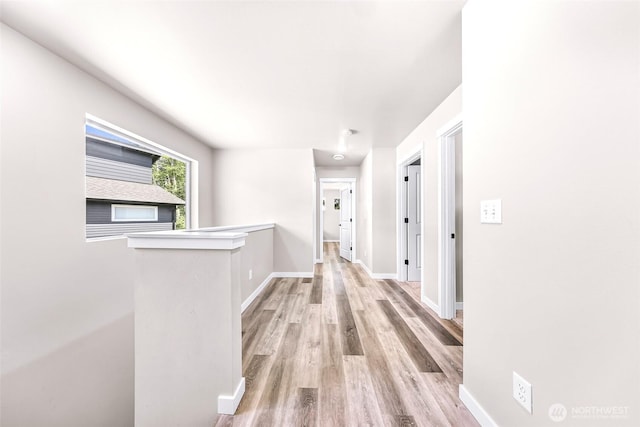 2912 Sandwood Ln, Blaine, WA 98230 - hall with light wood-style flooring and baseboards