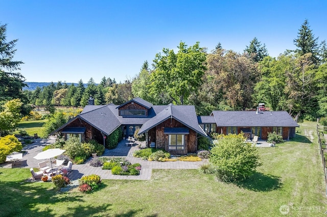 26742 94th Ave SW, Vashon, WA 98070 - view of front of home featuring a front lawn