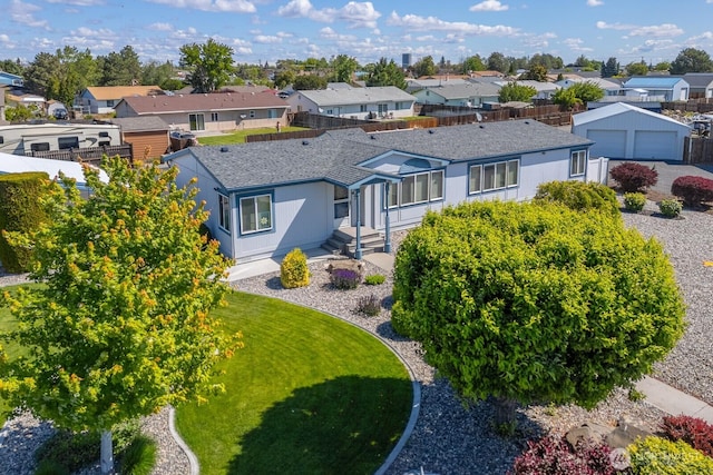 307 Hilltop Cir, Ephrata, WA 98823 - aerial perspective of suburban area