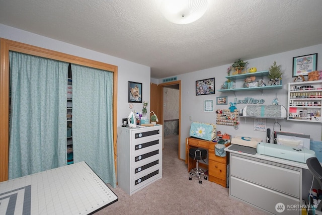 307 Hilltop Cir, Ephrata, WA 98823 - office space with light colored carpet and a textured ceiling