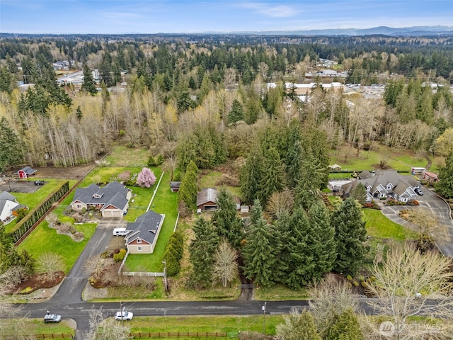 15421 50th Ave E, Tacoma, WA 98446 - aerial overview of property's location with a forest
