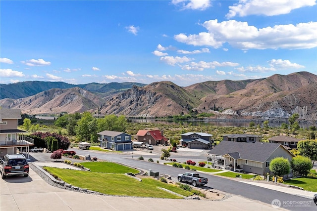 340 W Beach Dr, Orondo, WA 98843 - view of mountain background with a nearby body of water