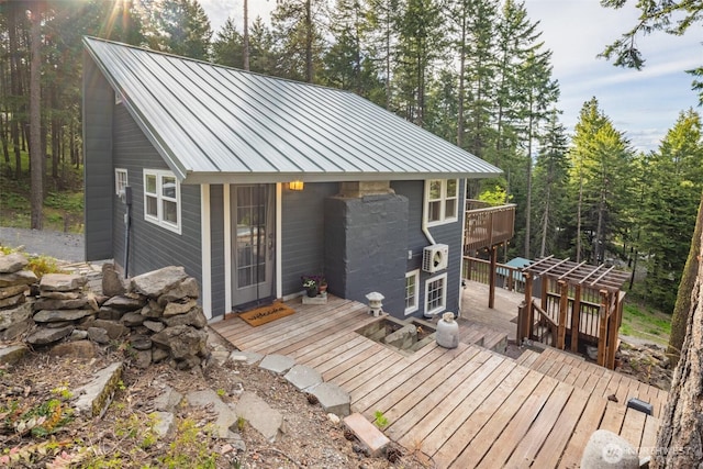 451 Aspen Springs Rd, Cle Elum, WA 98922 - view of wooden deck