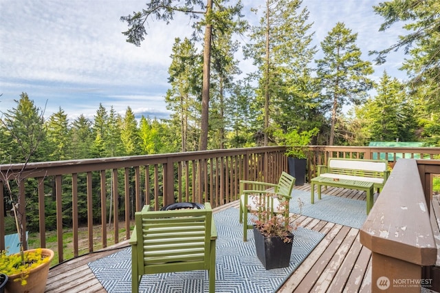 451 Aspen Springs Rd, Cle Elum, WA 98922 - view of wooden deck