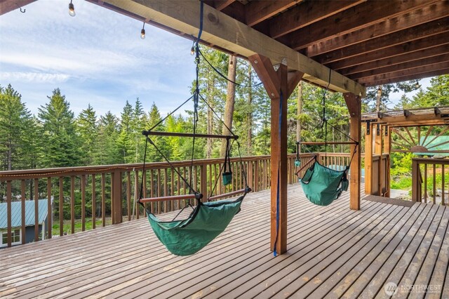 451 Aspen Springs Rd, Cle Elum, WA 98922 - view of deck
