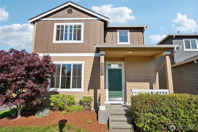 4825 E Q St Unit 2922, Tacoma, WA 98404 - view of front of house featuring board and batten siding