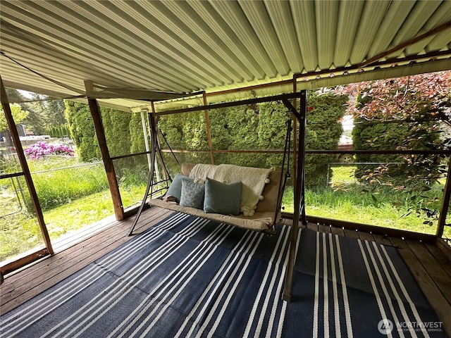 11615 Nisqually Park Loop SE, Olympia, WA 98513 - view of unfurnished sunroom