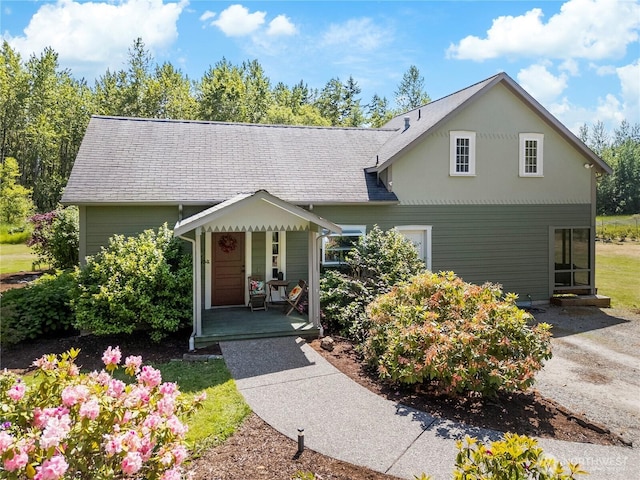 13908 Malloree Ln, Mount Vernon, WA 98273 - view of front of house with covered porch and roof with shingles