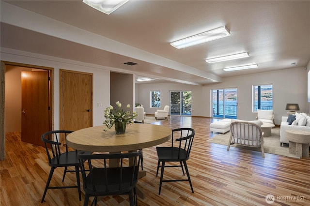 4270 US Highway 97a, Chelan, WA 98816 - dining area with light wood-type flooring