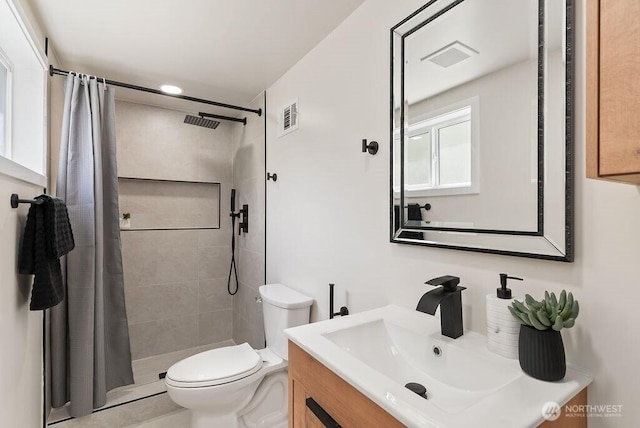 11433 SE 244th St, Kent, WA 98030 - full bathroom with toilet, vanity, and a tile shower