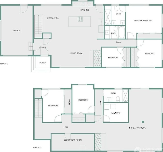 11433 SE 244th St, Kent, WA 98030 - home floor plan