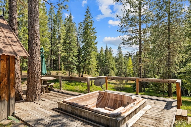 622 Wagon Wheel Rd, Cle Elum, WA 98922 - deck featuring a view of trees