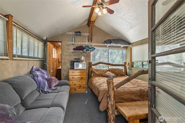 622 Wagon Wheel Rd, Cle Elum, WA 98922 - bedroom with lofted ceiling and carpet