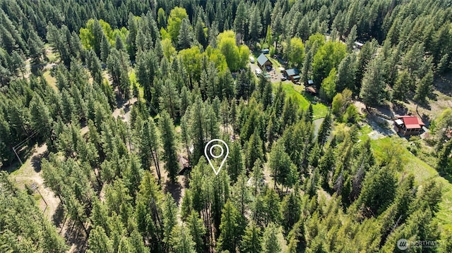 622 Wagon Wheel Rd, Cle Elum, WA 98922 - aerial view of property and surrounding area with a forest