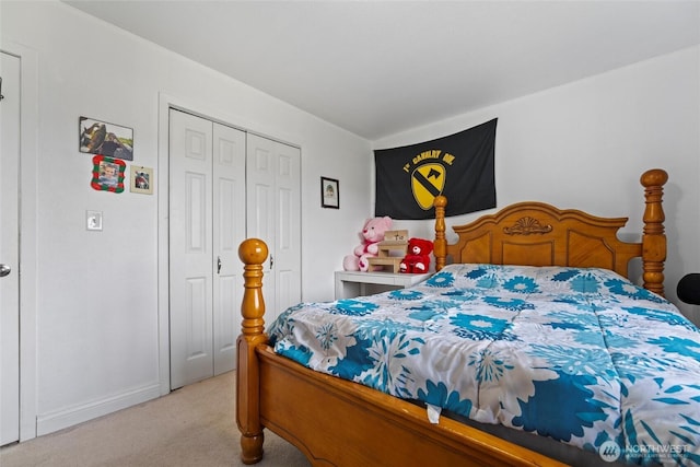 1223 Arnold Dr, Moses Lake, WA 98837 - carpeted bedroom featuring a closet and baseboards
