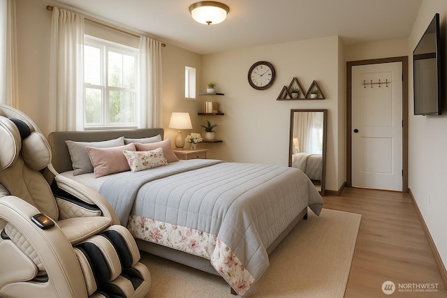 3361 Inverness St, Mount Vernon, WA 98273 - bedroom featuring light wood-style flooring and baseboards