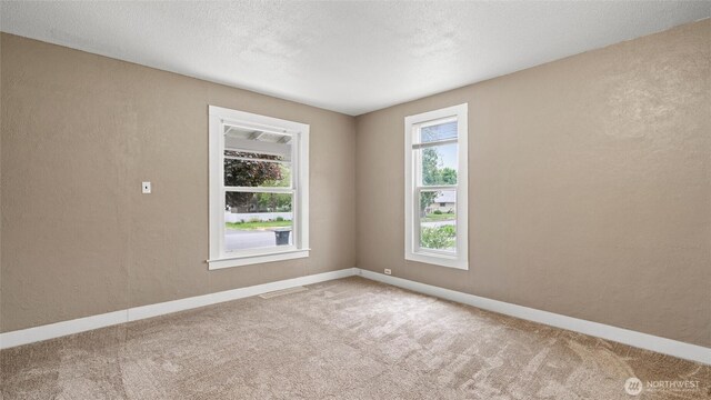 427 E Dayton Ave, Dayton, WA 99328 - carpeted empty room with baseboards and a textured wall