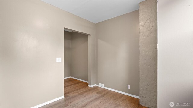 427 E Dayton Ave, Dayton, WA 99328 - unfurnished room featuring wood finished floors and baseboards