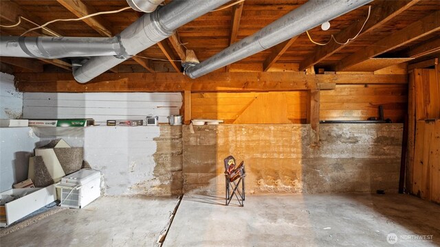 427 E Dayton Ave, Dayton, WA 99328 - below grade area featuring wooden walls