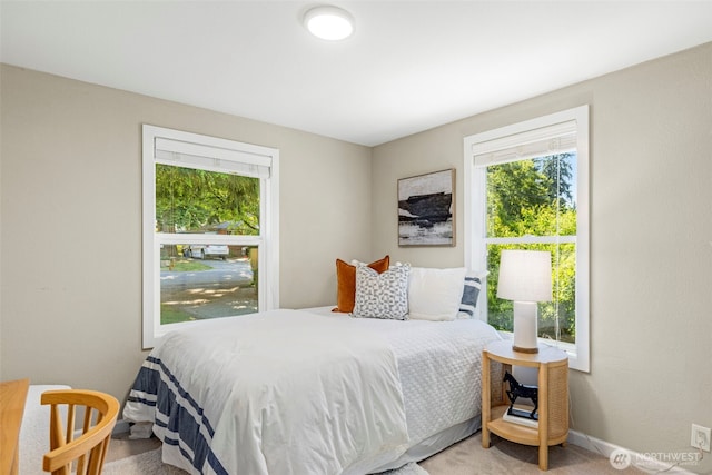 14011 Wallingford Ave N, Seattle, WA 98133 - bedroom featuring carpet flooring, multiple windows, and baseboards